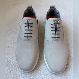 Wolf & Shepherd Gray Suede Derby Shoes Men Size 11.5